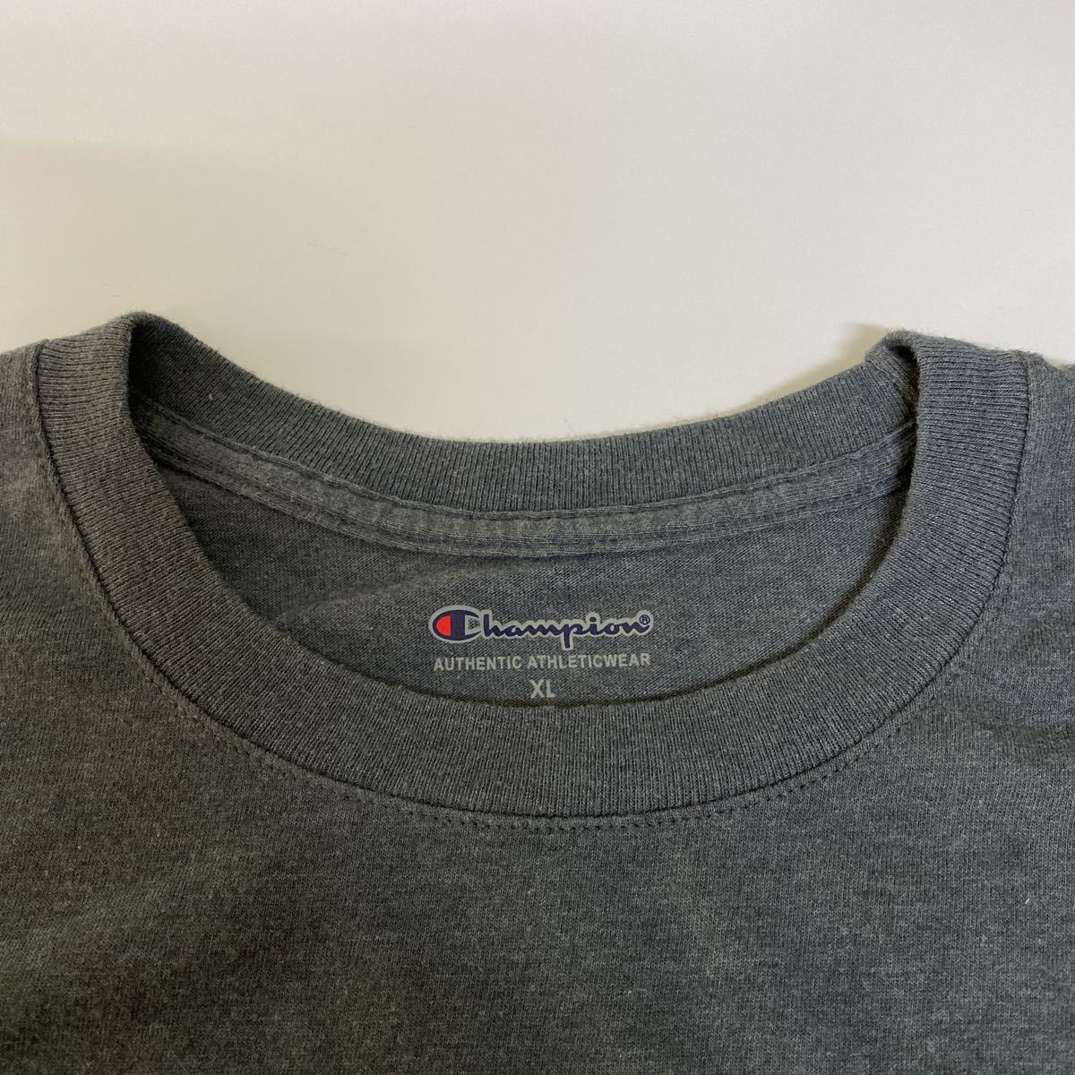 チャンピオン Champion Tシャツ ワンポイント 半袖 XL 古着