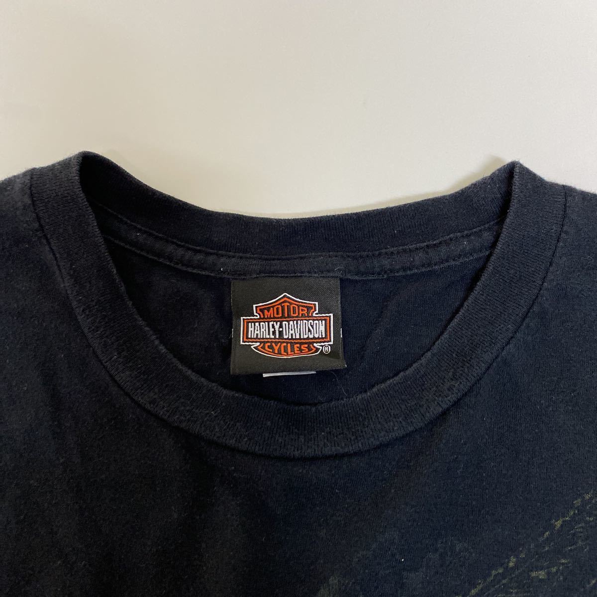 HARLEY-DAVIDSON ハーレーダビッドソン ロゴTシャツ 半袖 Tシャツ L 古着_画像4