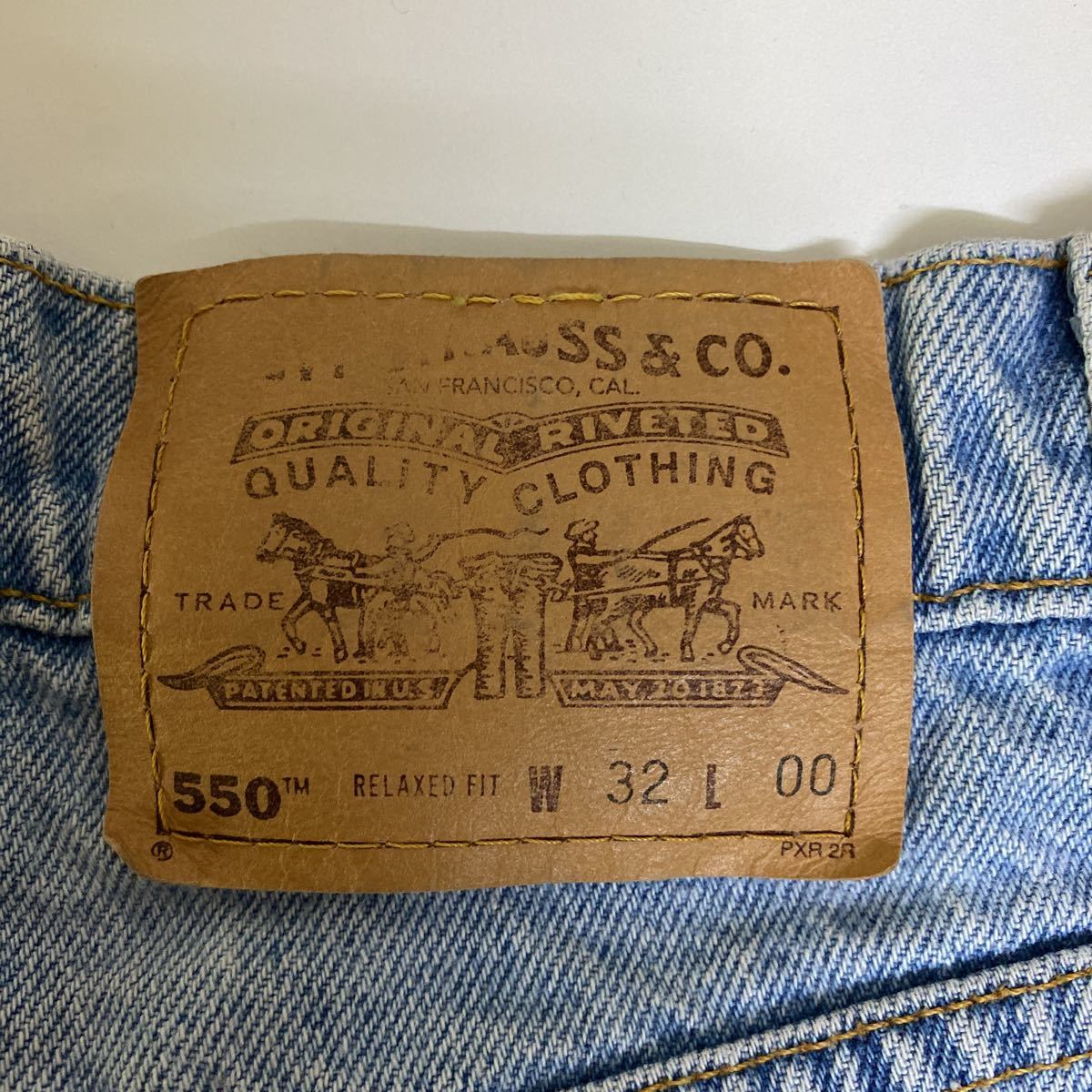 Levi's リーバイス550 デニム ハーフパンツ ショートパンツ 32 古着