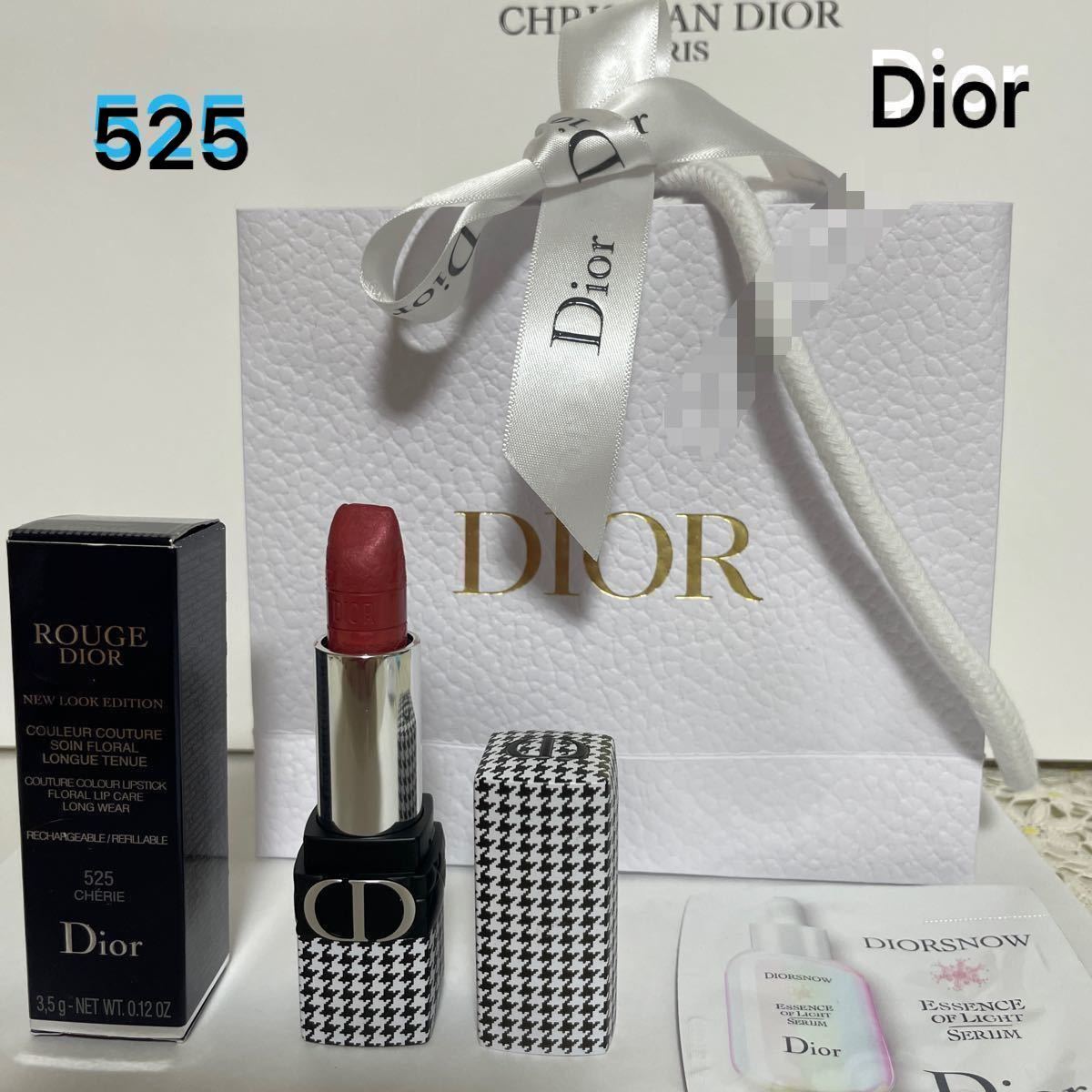 Diorルージュディオール525シェリーメタリックピュアローズウッドディオールニュールックエディション