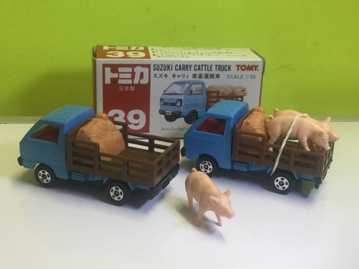 トミカ赤箱スズキキャリィ家畜運搬車日本製的詳細資料 Yahoo 拍賣代標 From Japan