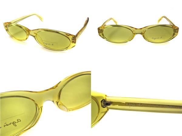 agnes b Agnes B солнцезащитные очки желтый овальный 2205 A214 2301