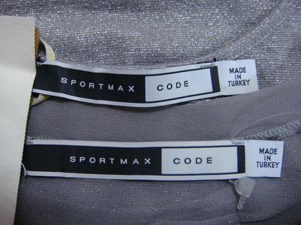 MAXMARA SPORTMAX CODE マックスマーラ スポーツマックス コード アパレル レディースタンクトップ グレー サイズ：M 76360375_画像3
