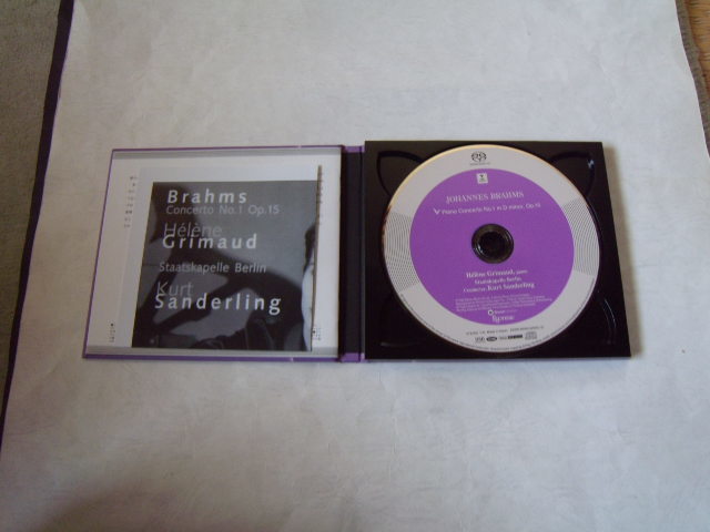 CD国内盤、エソテリック（ESOTERIC） ◇ ブラームス：ピアノ協奏曲第1番 ◇ エレーヌ・グリモーの画像3