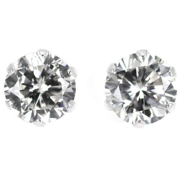 特別価格 G 0.773ct ピアス ダイヤモンド Pt900 新品 SI1 SELBY 新入荷