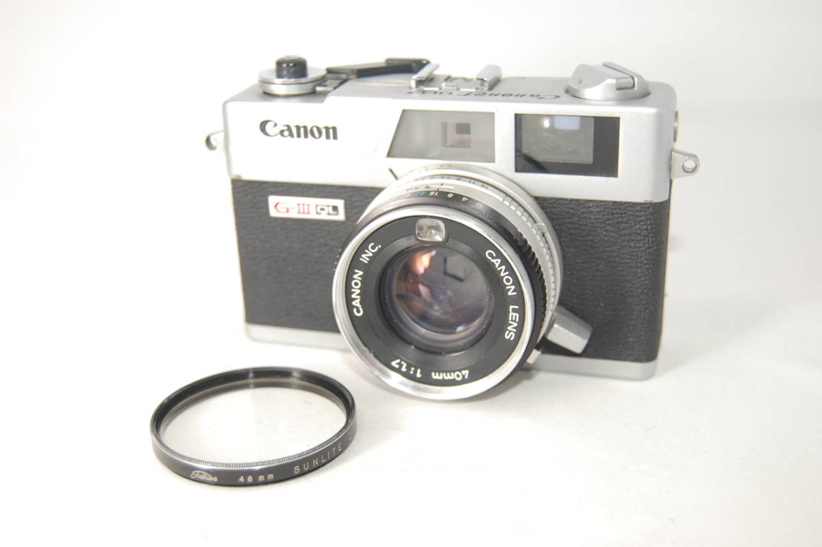 ☆動作品☆シャッター、露出計OK☆ Canon キャノン Canonet QL17 G-Ⅲ