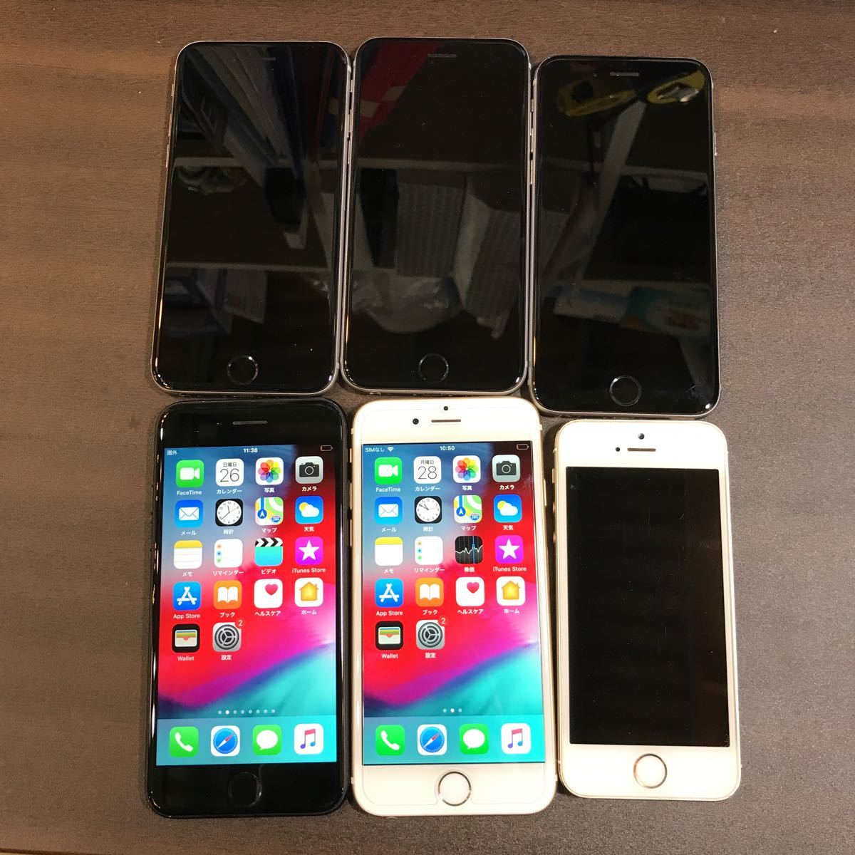 ジャンク Apple iPhone6 iPhone7 iPhone5s 6台まとめ売り キャリア不明