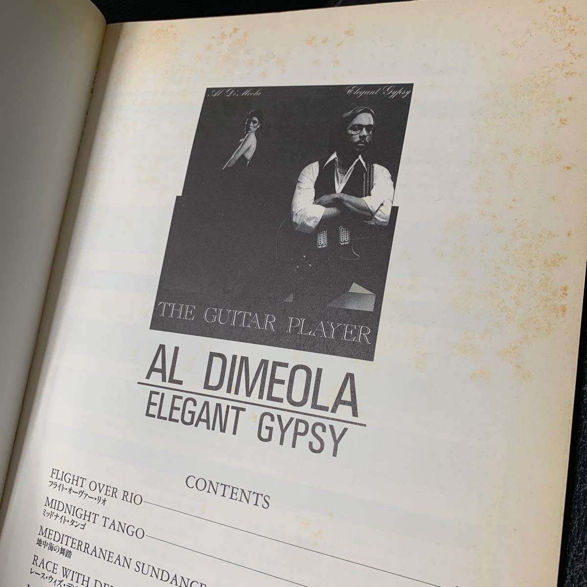 AL Di MEOLA ギタータブ譜スコア ELEGANT GYPSY 楽譜 アル・ディ AL Di MEOLA ギタータブ譜スコア ELEGANT GYPSY 楽譜 アル・ディ