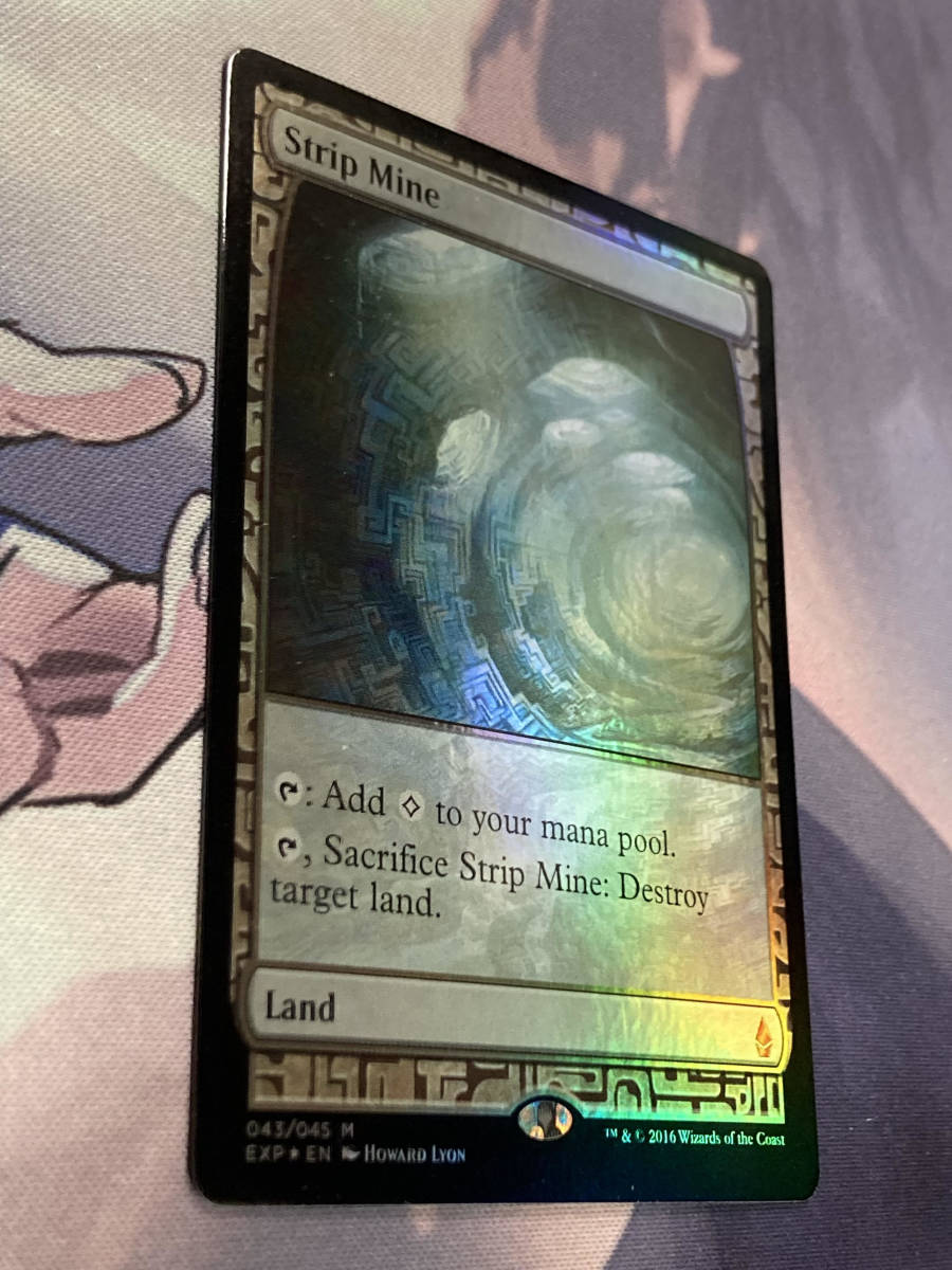 foil 「EXP」露天鉱床/Strip Mine 英語1枚 MTG 《露天鉱床/Strip Mine》【foil】 EXP 英語