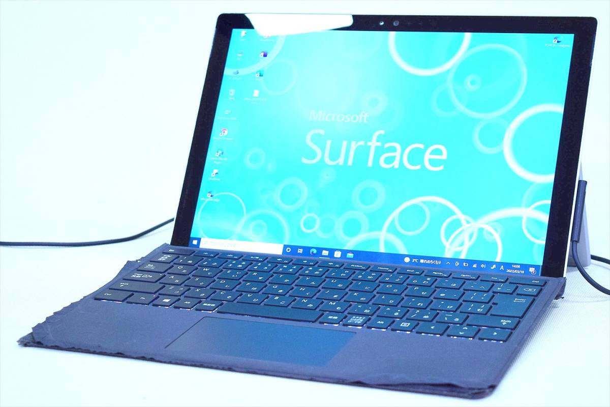 【即配】Office2019付属！Microsoft謹製タブレットPC！12.3型PixelSenseタッチ液晶 Surface Pro 4 i5-6300U 8GB SSD256GB Win10_画像1