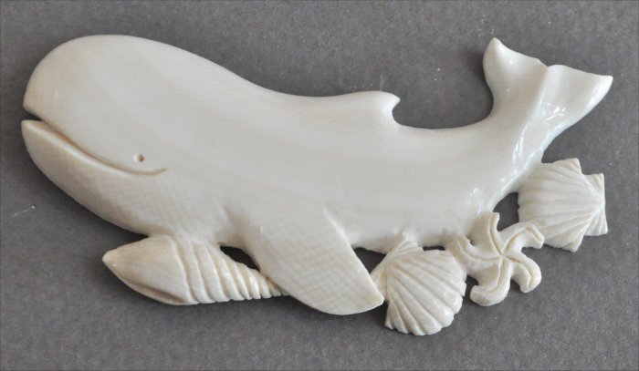 ナンタケットバスケット ボーン クジラ カービング www.vetrepro.fr