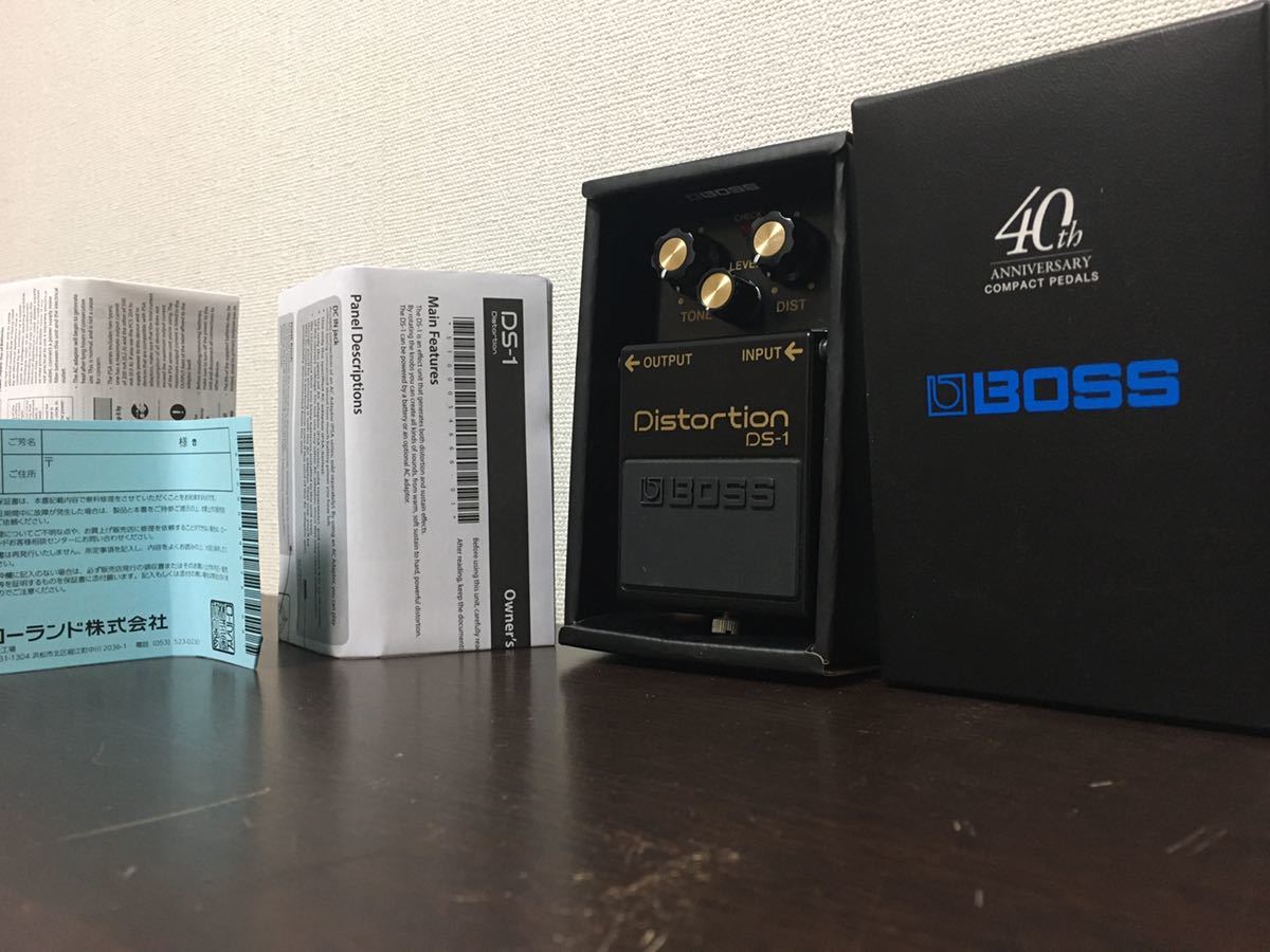 限定品】BOSS DS-1-4A 40th Anniversary ボス ディストーション 40周年記念 