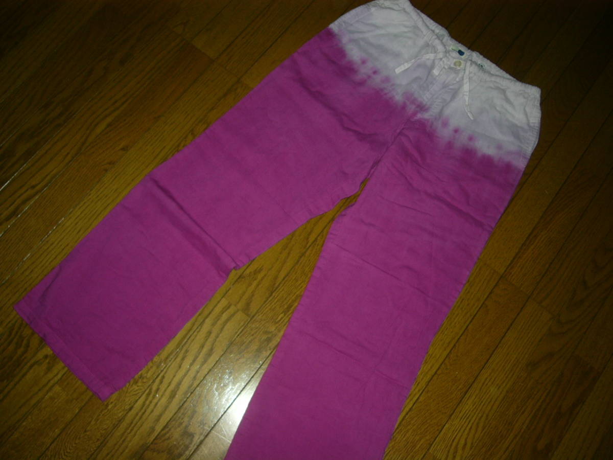 GAIJIN MADEgai Gin meido Thai large dyeing Easy pants 2M thin HRM is lilac n/