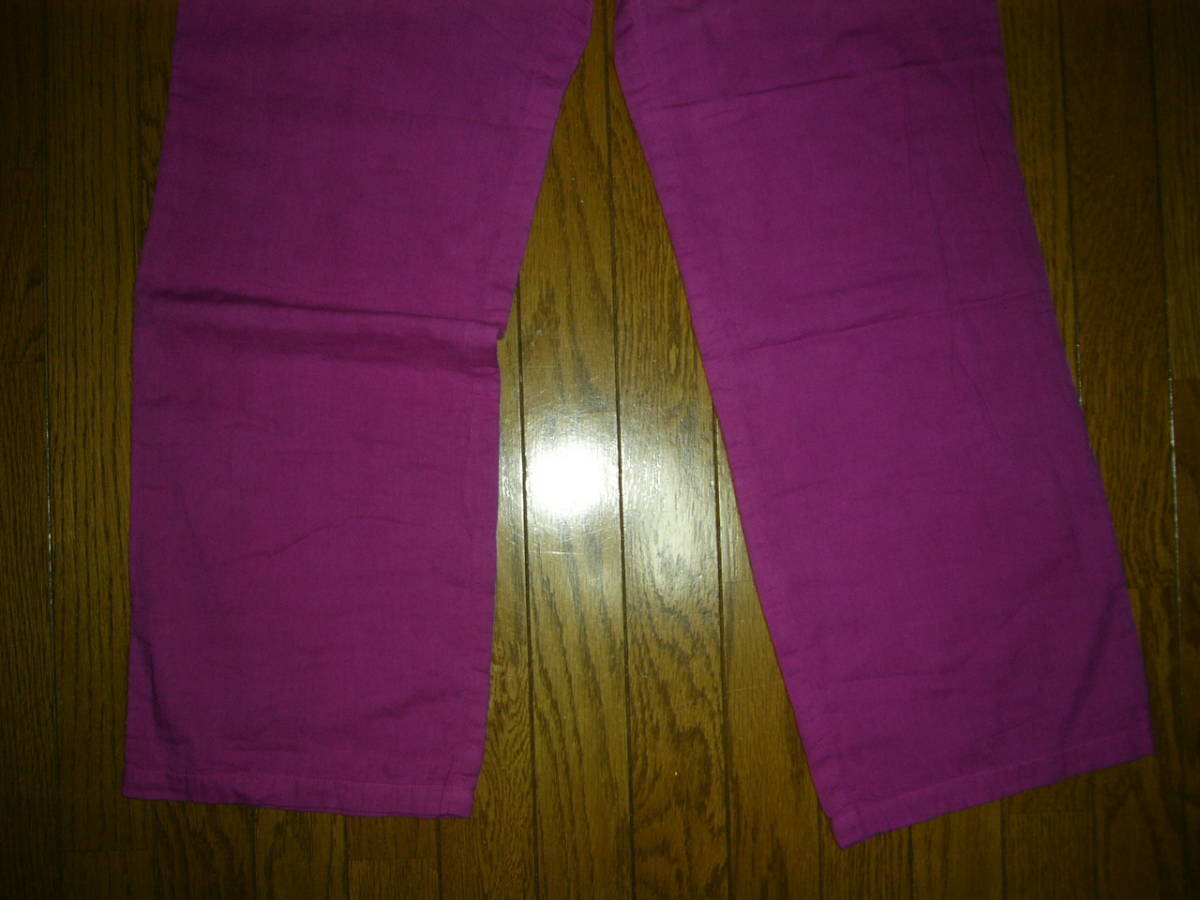 GAIJIN MADEgai Gin meido Thai large dyeing Easy pants 2M thin HRM is lilac n/