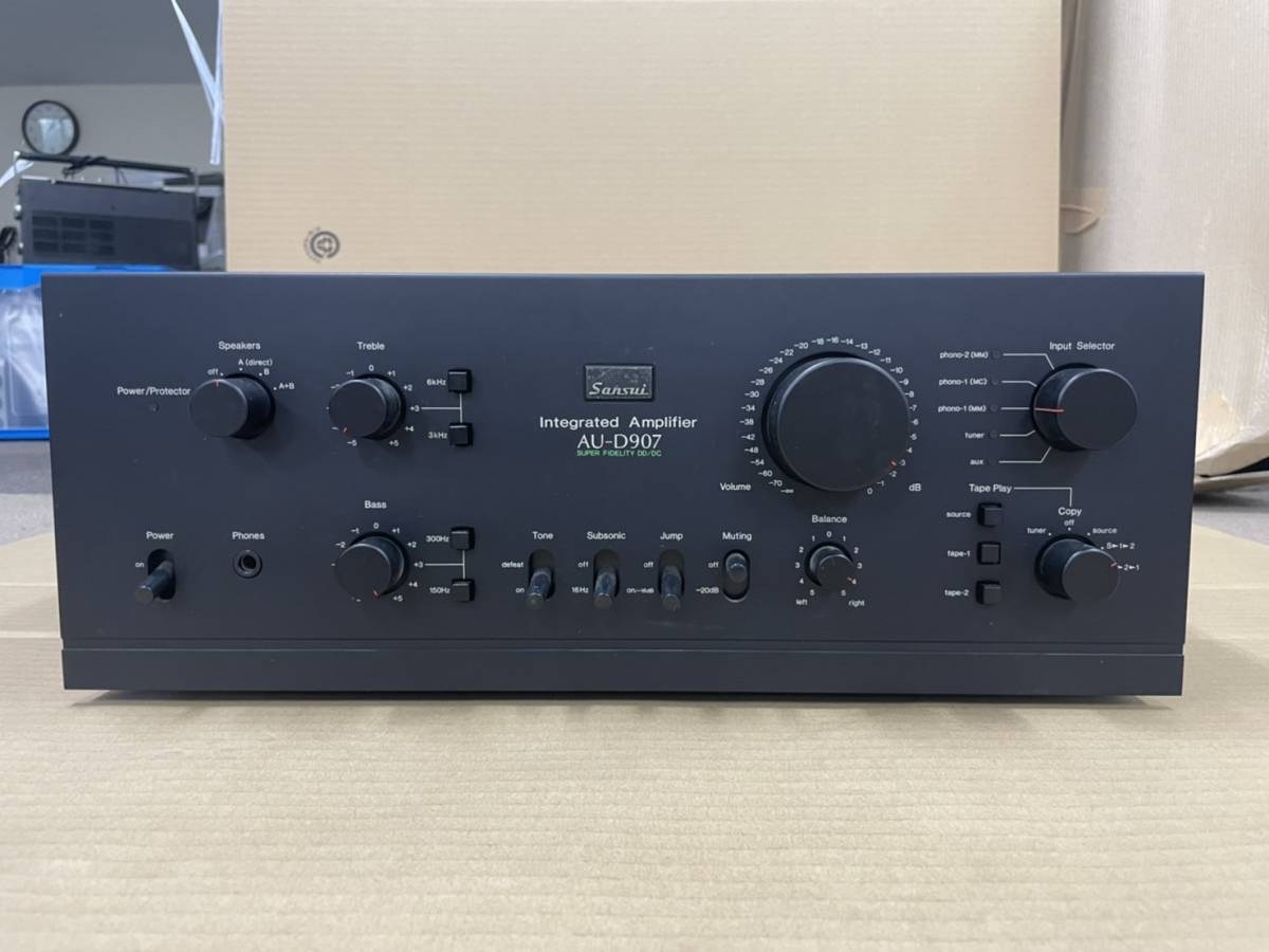 SANSUI サンスイ プリメインアンプ AU-D907 通電確認済 www.falconofs.com