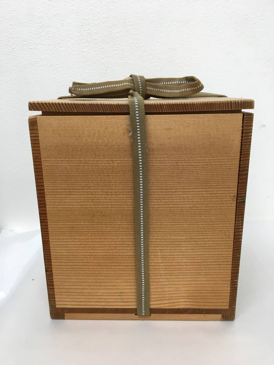 佐藤清光作 蔦地紋 瓢小釜 茶釜 茶の湯釜 茶道具 釜師 鉄製 木箱 共箱