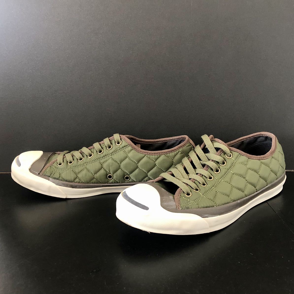 激レア CONVERSE / JACK PURCELL QUILTING-JKT 27 5cm カーキ 未 激レア CONVERSE / JACK PURCELL QUILTING-JKT 27 5cm カーキ 未
