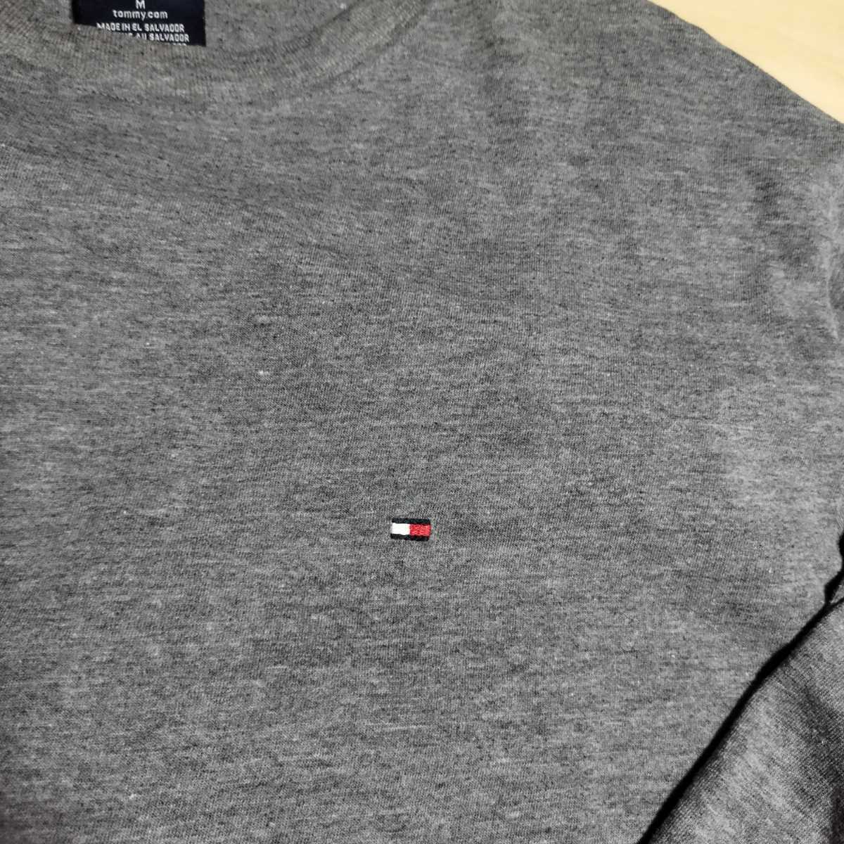 トミー・ヒルフィガー　TOMMY HILFIGER　長袖シャツ　長袖Ｔシャツ　ロンＴ 刺繍ロゴ　古着　ビンテージ　ヴィンテージ_画像7