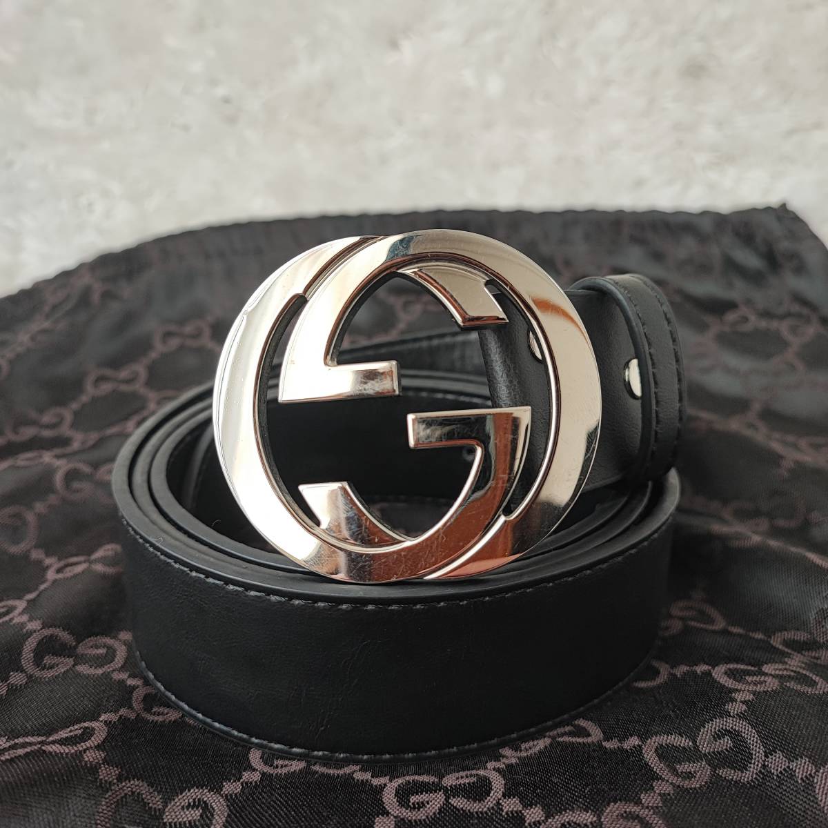 ☆1円スタート☆ ほぼ未使用 GUCCI グッチ ベルト バックル インター