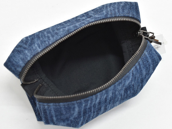  pouch smaller Denim wood grain wood Denim WOOD DENIM new material pen gift Alpha plan cat pohs free shipping 