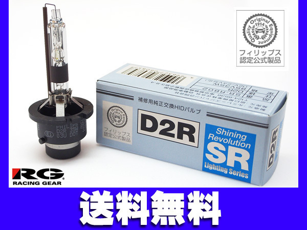 PHILIPS製 RG 純正交換 HID バルブ D2R 12V/24V対応 85V35W SR-RB02 フィリップス製 送料無料_画像1