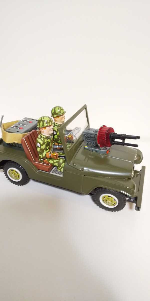 動画あり!!マスダヤ☆ウィリーコンバットJEEP ブリキ自動車☆昭和