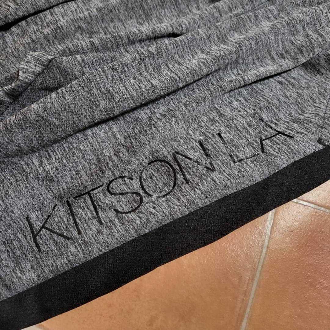 Kitson LA　キットソン エルエー　薄手スポーツウエア パンツ　グレー　サイズL_画像3