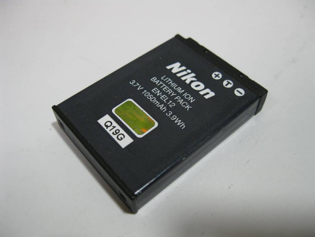 ☆Nikon/ニコン EN-EL12 Q19G リチウムイオン充電池 PSE☆_画像1