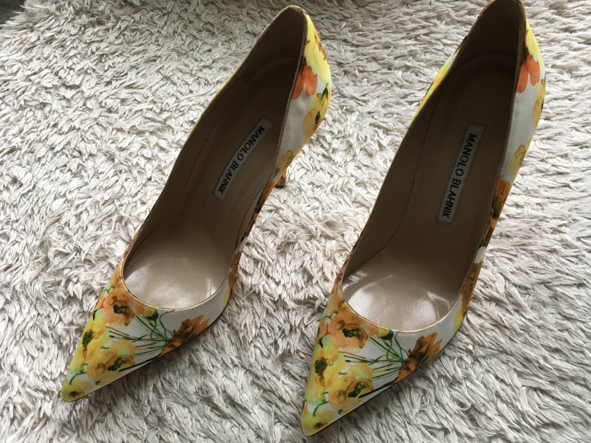 美品 MANOLO BLAHNIK マノロ ブラニク シューズ パンプス35 1/2 www