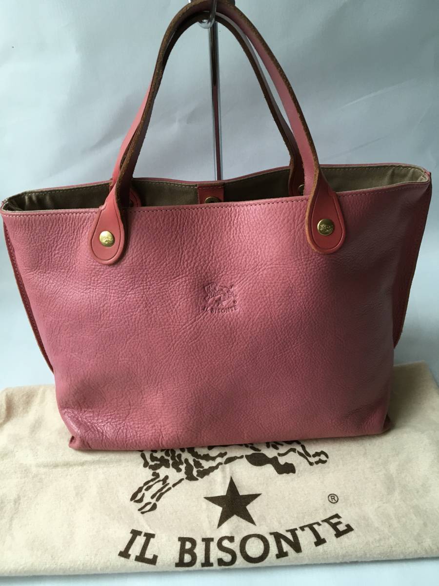 美品 IL BISONTEイルビゾンテ レザー ハンド バッグ hch24.com