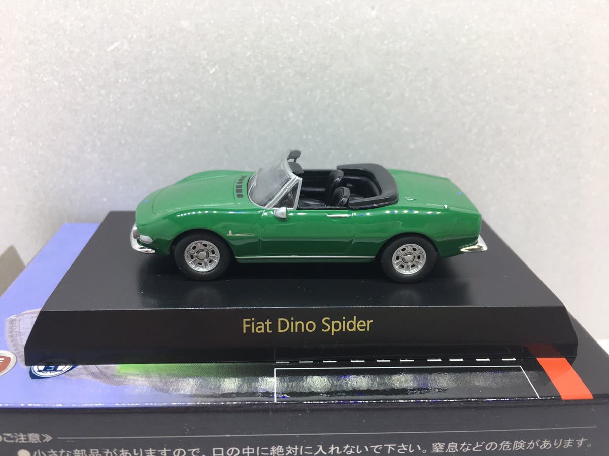 Kyosho 1/64 Fiat Lancia Collection Fiat Dino Spider Green 