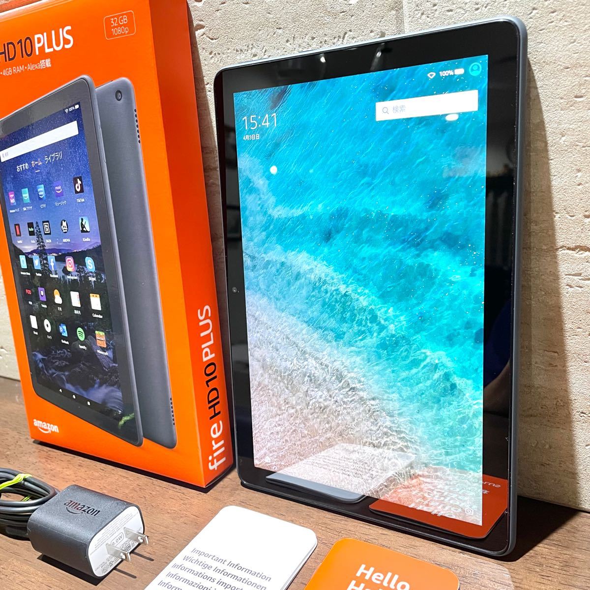 Amazon fire HD 10 PLUS 4GB RAM 第11世代 32GB ブラック 美品