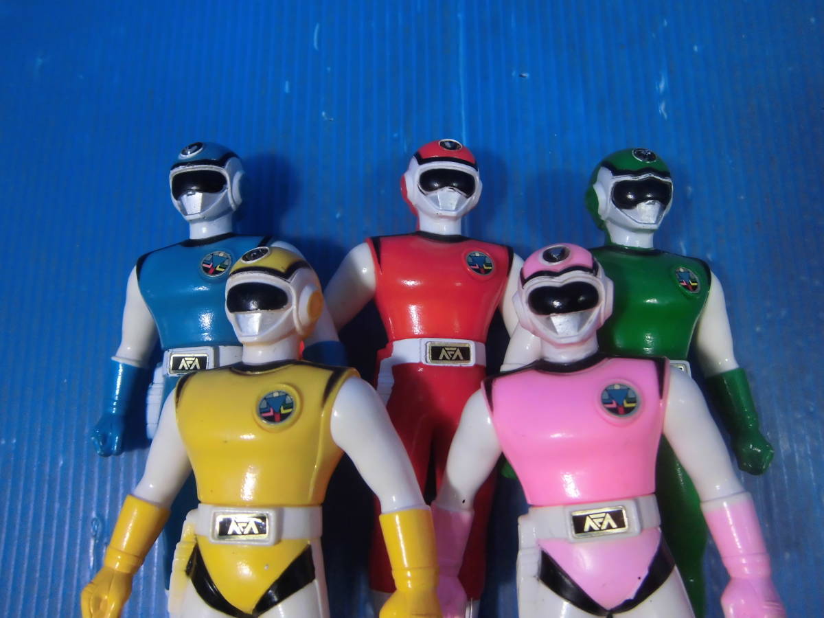 経典 超新星フラッシュマン グリーンフラッシュ ソフビ バンダイ