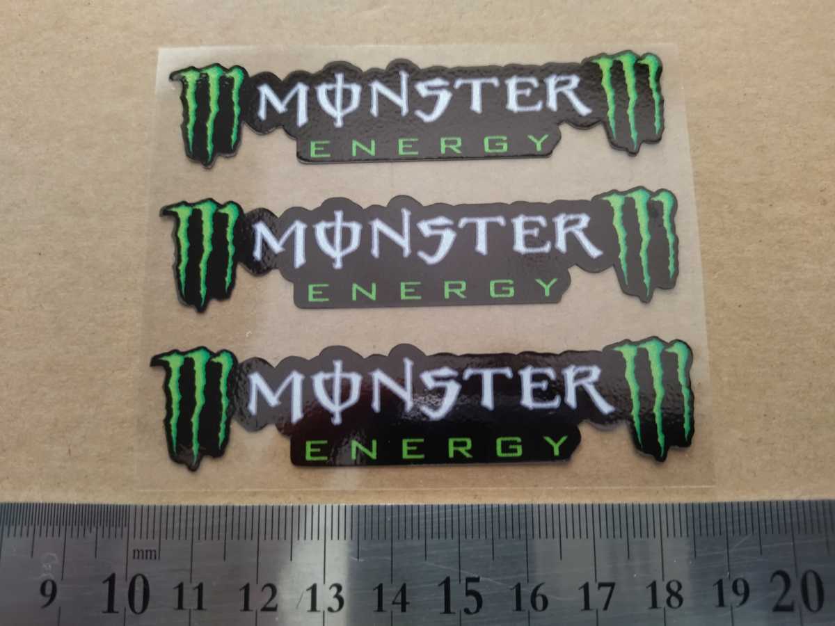 ヤフオク Monster Energy ステッカー 3枚セット モンスタ