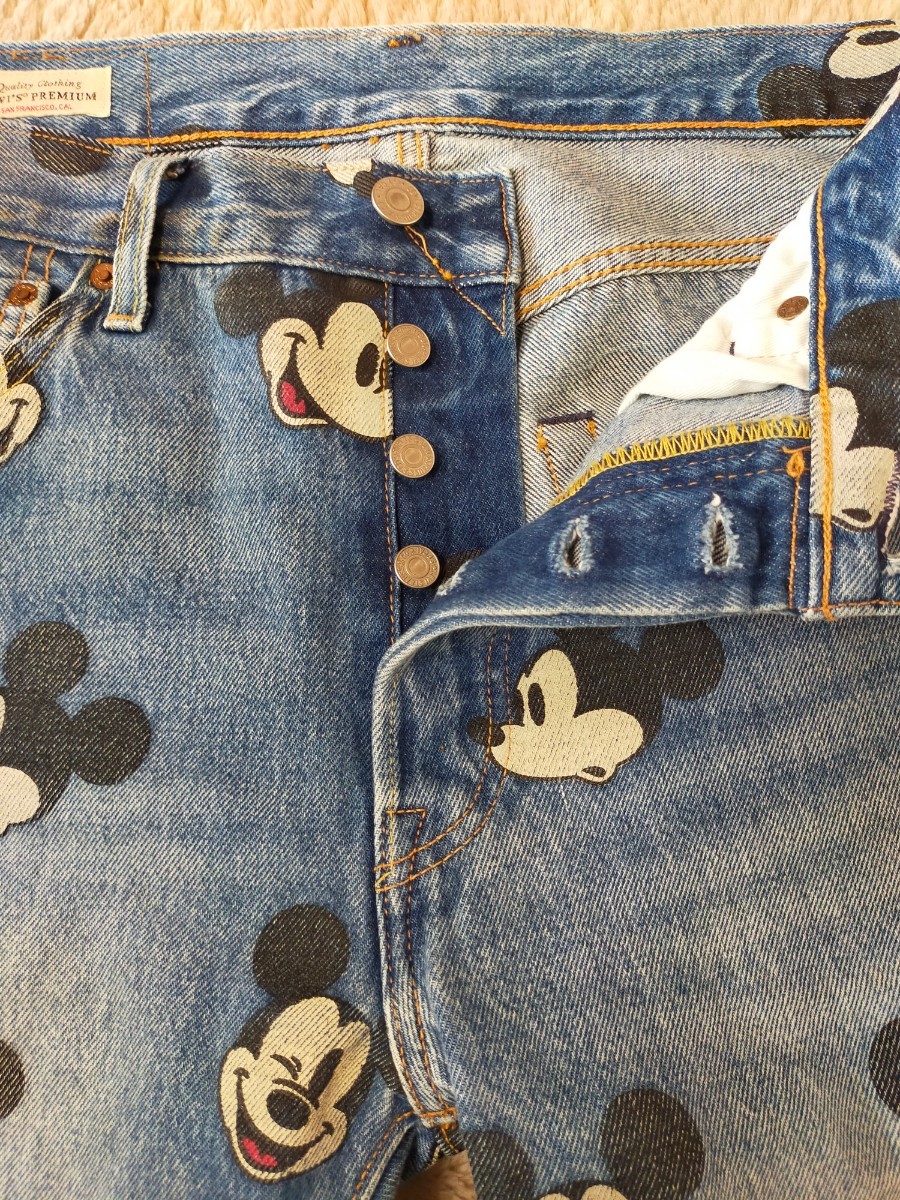 超希少】美品 Levi's リーバイス501 コラボ ディズニー 90周年 超希少】美品 Levi's リーバイス501 コラボ ディズニー 90周年