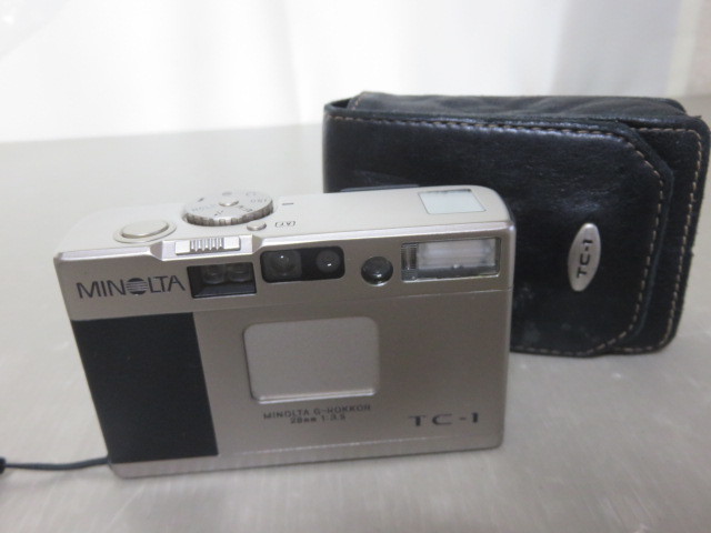 146☆ミノルタ MINOLTA TC-1 G-ROKKOR 28mm 1:3.5 ジャンク扱 カメラ レンズ 1円～_画像1