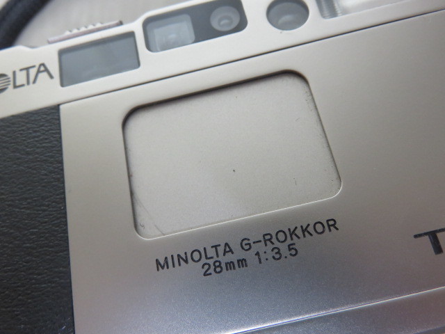 146☆ミノルタ MINOLTA TC-1 G-ROKKOR 28mm 1:3.5 ジャンク扱 カメラ レンズ 1円～_画像5