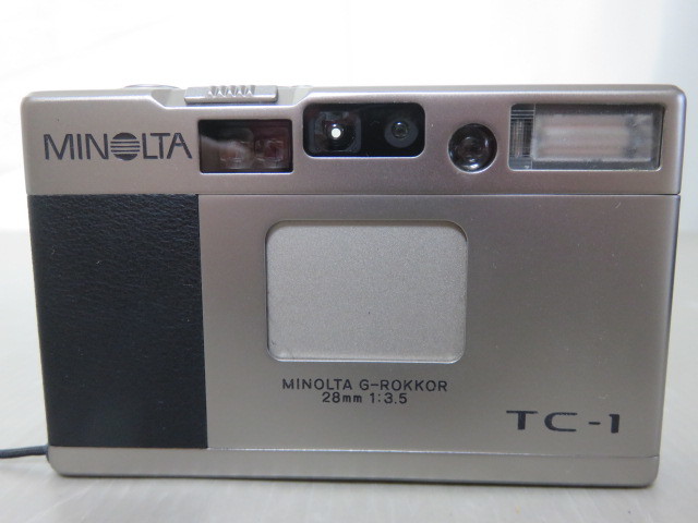 146☆ミノルタ MINOLTA TC-1 G-ROKKOR 28mm 1:3.5 ジャンク扱 カメラ レンズ 1円～_画像2