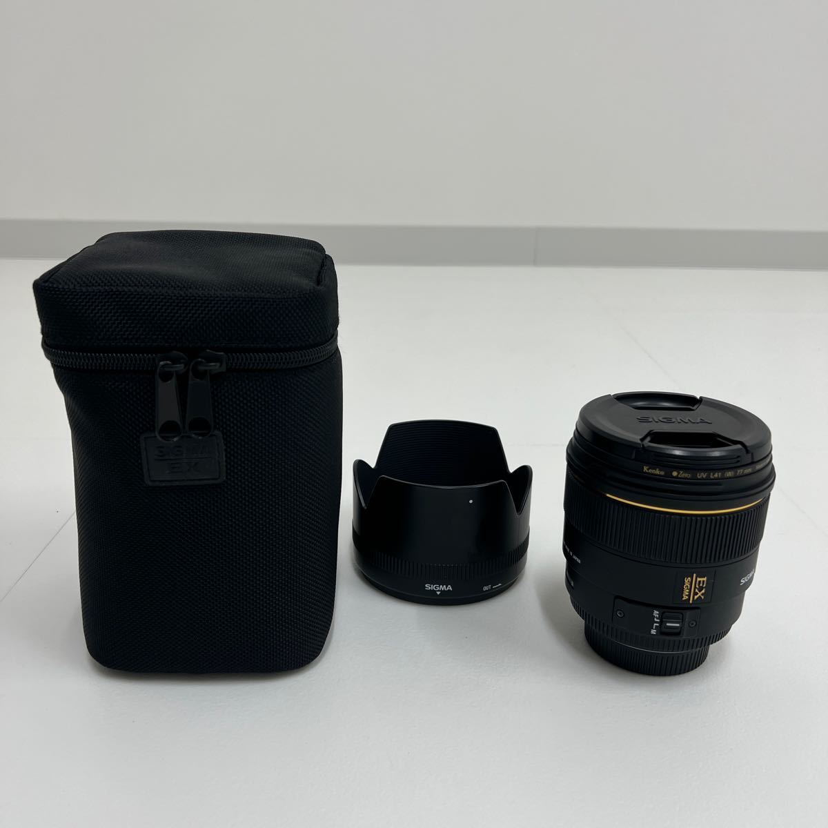 SIGMA 85mm f1.4 ex dg hsm Nikon用 プロテクター付 ニコン シグマ