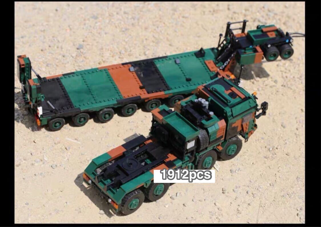 国内発送　戦車 タンク ミニフィグ レゴ 互換 LEGO 互換 テクニック フィギュア　戦車運搬車_画像2