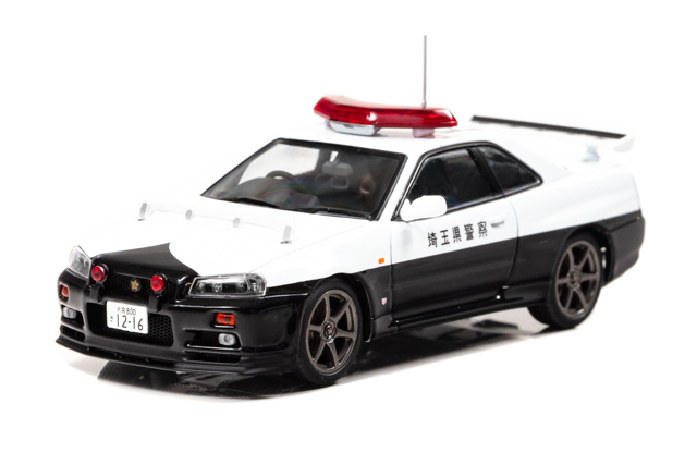 RAI'S 1/43 日産 スカイライン GT-R (R34) 2000 埼玉県警察 高速道路 交通警察隊車両【803】(H7430002)_画像2