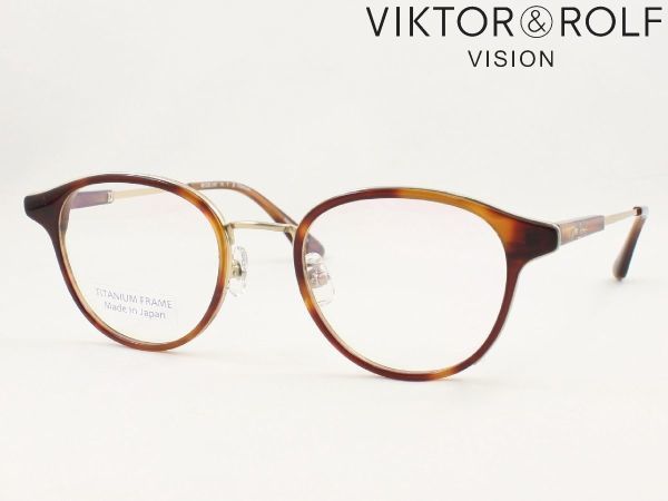 VIKTOR&ROLF Victor and Rolf glasses frame 70-0254-2 made in Japan UV cut no lenses fashionable eyeglasses times attaching possible farsighted glasses . close both for Boston stylish 