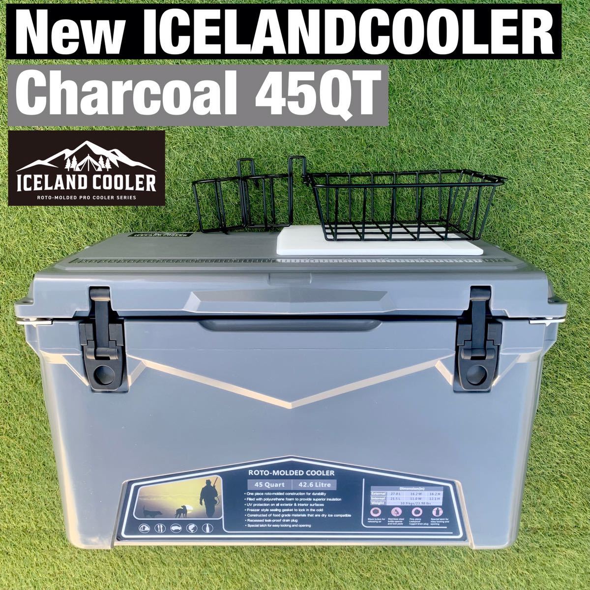 New ICELAND COOLER アイスランドクーラーボックス 45QT 期間限定
