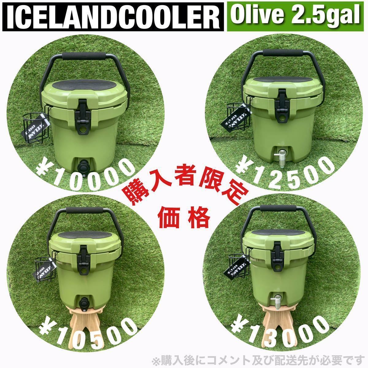 新品 アイスランドクーラーボックス 45QT ICELANDCOOLER BOX TAN タン　黒バルブ　購入特典付き