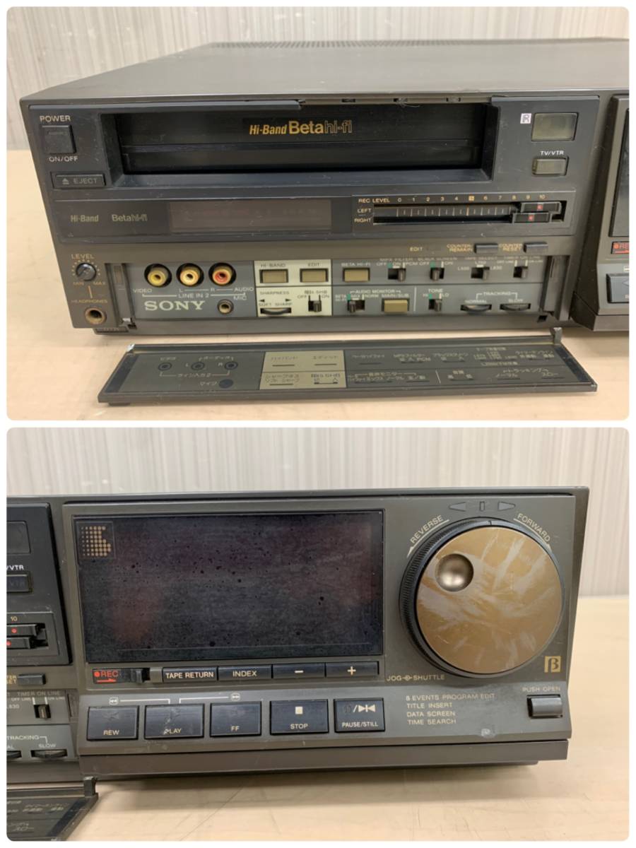 ム ZR⑤★SONY/ソニー Betamax【SL-HF3000】ベータビデオデッキ※ジャンク品_画像2