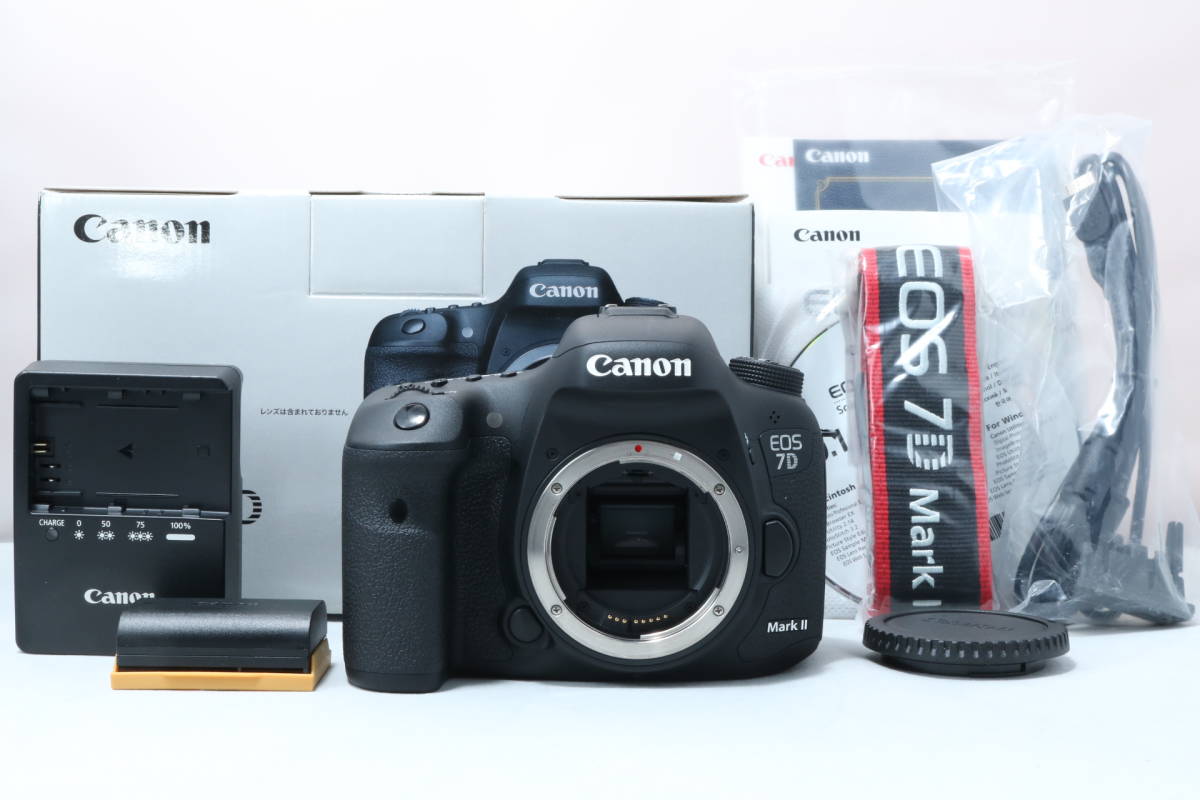 32％割引本格派ま！ ☆使用感極少☆ キャノン Canon EOS 7D MarkII ボディ 付属品多数 デジタル一眼 カメラ、光学機器  家電、AV、カメラ-WWW.ESTILOPUNTA.COM