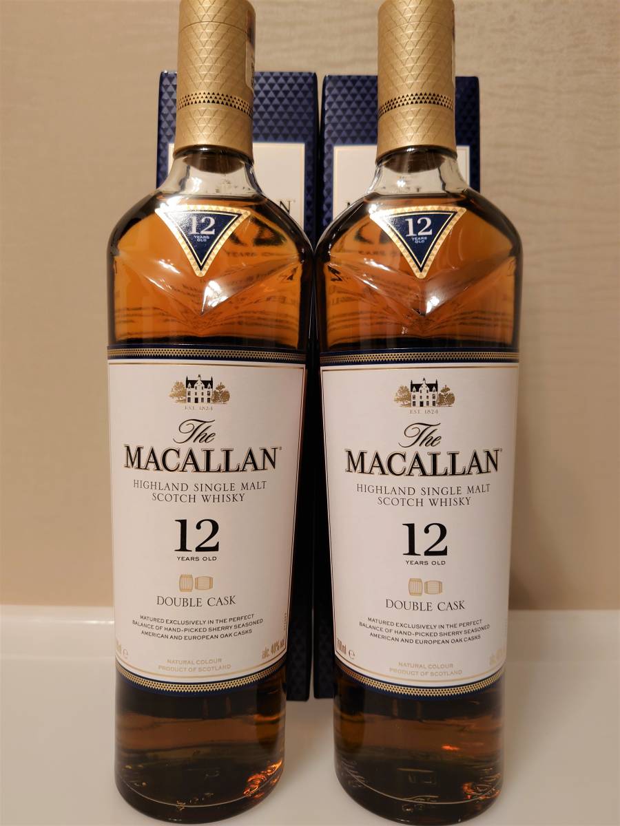 マッカラン12年 ダブルカスク ２本セット 箱付 TheMACALLAN DOUBLE