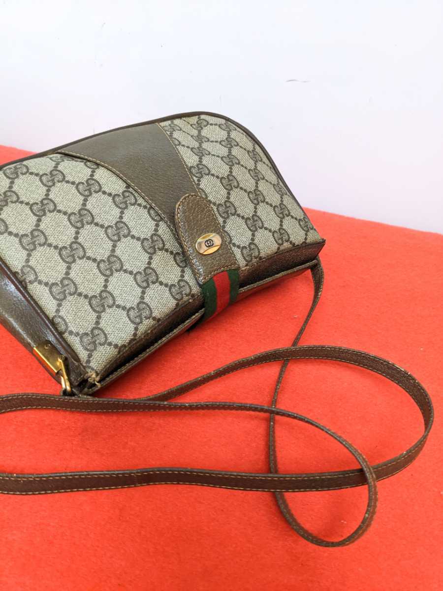 数々のアワードを受賞】 良品 極希少!Gucci ポシェット ビンテージ ...