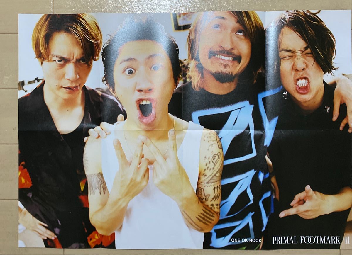 ONE OK ROCK PRIMAL FOOTMARK 2022年特典ポスター