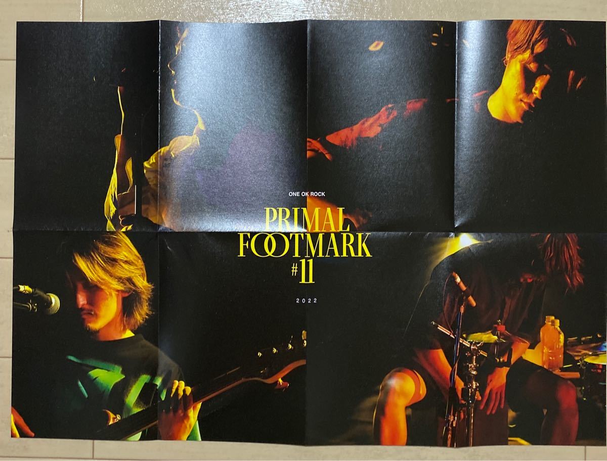 ONE OK ROCK PRIMAL FOOTMARK 2022年特典ポスター｜PayPayフリマ